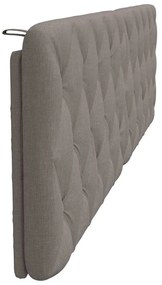 vidaXL Μαξιλάρι για Κεφαλάρι Taupe 200 εκ. Υφασμάτινο