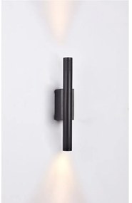 Φωτιστικό Τοίχου 43061 Led 2x5W 3000K 1180lm Black Inlight