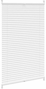 Πλισέ στόρι σκίασης 80x125cm Λευκό