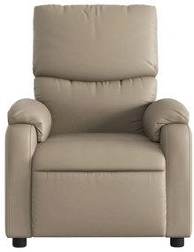 vidaXL Πολυθρόνα Ανακλινόμενη Καπουτσίνο από Συνθετικό Δέρμα
