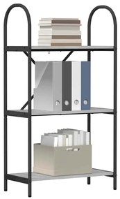 vidaXL Ράφι Βιβλίων Γκρι sonoma 60 x 30 x 109 εκ Επεξεργασμένο ξύλο