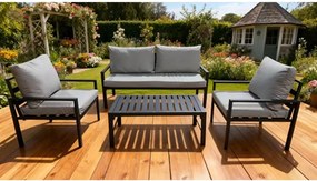 Nextdeco σετ σαλόνι εξωτερικού χώρου μεταλλικό 4τμχ.