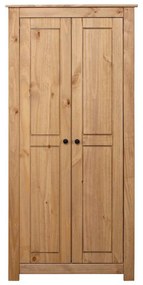 vidaXL Ντουλάπα 80 x 50 x 171,5 εκ. από Μασίφ Ξύλο Πεύκου Σειρά Panama