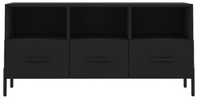 vidaXL Έπιπλο Τηλεόρασης Μαύρο 102 x 36 x 50 εκ. από Επεξεργ. Ξύλο