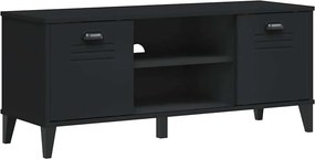 vidaXL Παπουτσοθήκη VIKEN Μαύρη 106x35x45 εκ. από Επεξεργασμένο Ξύλο