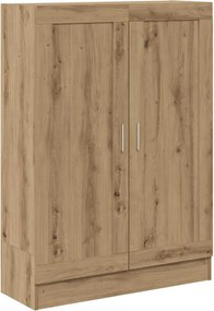 vidaXL Βιβλιοθήκη Artisan Δρυς 82,5x30,5x115 εκ. Επεξεργασμένο Ξύλο