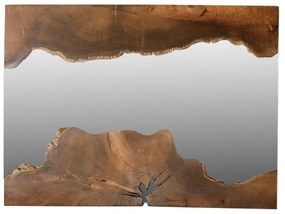 Καθρέπτης HM9363 140x80cm Από Μασίφ Ξύλο Τeak Natural Ξύλο