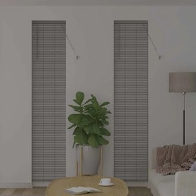 vidaXL Βενετσιάνικες Ρόδες Ασημί 220 x 50 εκ Αλουμίνιο