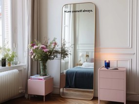 Αυτοκόλλητο για καθρέφτη S36 – Love yourself always.