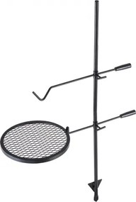 VEVOR Swivel Campfire Grill Heavy Duty Steel Open Fire Cooking Grate Adjustable