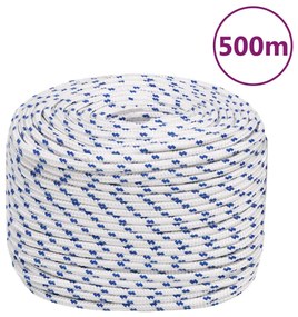 vidaXL Σχοινί Ναυτιλίας Λευκό 10 χιλ. 500 μ. από Πολυπροπυλένιο