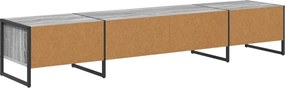 vidaXL Ντουλάπι TV Γκρίζο Σονομα 170.5 x 36 x 30.5 εκ
