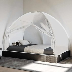 vidaXL Κουνουπιέρα Mongolia με Πόρτες 200 Δίχτυ Λευκό 200x120x130 εκ.