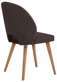 Καρέκλα τραπεζαρίας New Bella Fylliana Ύφασμα Καφέ 48x56x85εκ. 2αδα 48x56x85 εκ.