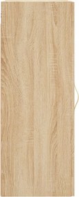 vidaXL Ντουλάπι Τοίχου Sonoma Δρυς 34,5 x 34 x 90 εκ. Επεξεργ. Ξύλο
