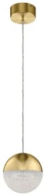 Κρεμαστό Φωτιστικό Οροφής LED 21W Moonlit Ζιρκόν Quintiesse Elstead Lighting-QN-MOONLIT-P-CG-Χρυσό QN-MOONLIT-P-CG