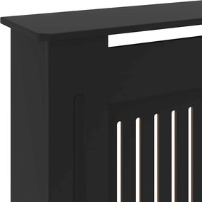 vidaXL Κάλυμμα Καλοριφέρ Μαύρο 205 εκ. από MDF