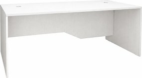 Γραφείο επαγγελματικό Venturo Megapap χρώμα λευκό 180x80x75εκ.