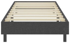vidaXL Πλαίσιο Κρεβατιού Boxspring Γκρι 90 x 200 εκ. Υφασμάτινο