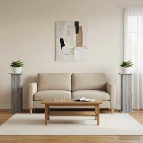 vidaXL Βάση φυτών 2 τμχ. Γκρι Sonoma 30,5 x 30 x 80,5 εκ