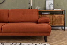 3-Seat Sofa-Bed Mustang - Orange Orange