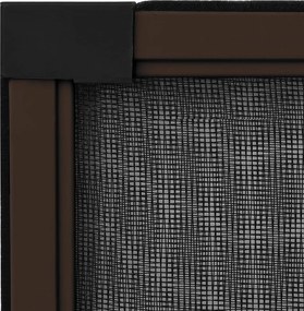 vidaXL Σήτα Παραθύρου Επεκτεινόμενη Καφέ (75-143)x50 εκ.