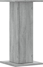 vidaXL Βάσεις Φυτών 2 Τεμ. Γκρι Sonoma 30x30x60 εκ. Επεξεργασμένο Ξύλο