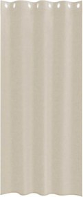 vidaXL Κουρτίνα βυσσινί 2 pcs Άμμος 245 x 140 εκ. Πολυεστέρας