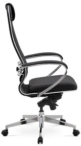 Καρέκλα γραφείου εργονομική Samurai-1 Megapap με ύφασμα Mesh σε μαύρο 70x71x123/138εκ. - Ύφασμα - GP008-0024