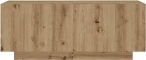 vidaXL Κομοδίνο τεχνίτης Δρυς 100x35x40 εκ. από Επεξεργασμένο Ξύλο