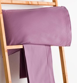 Σεντόνι Με Λάστιχο Σύνθεση-511 Purple Vesta Home King Size 180x230cm 100% Βαμβακερό Περκάλι