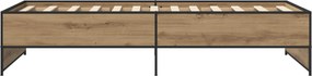 vidaXL Σκελετός Κρεβατιού Artisan Δρυς 80 x 200 cm Επεξεργασμένο Ξύλο