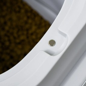 PawHut Δοχείο τροφής για σκύλους, αναδιπλούμενο, έως 25 kg, με αξεσουάρ, 44x32x37cm, Γκρι