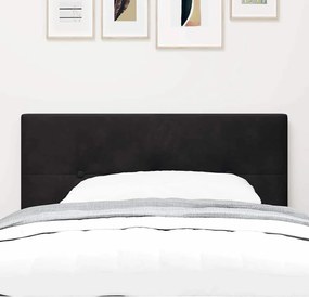 vidaXL Κεφαλάρι Μαύρο 80 cm Βελούδο
