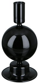 Κηροπήγιο ArteLibre Μαύρο Γυαλί 17cm-05160308
