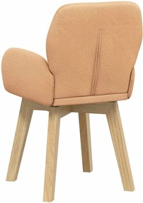vidaXL Καρέκλες φαγητού 6 τμχ. Μπουκλέ Μπεζ 59 x 57 x 85 εκ.