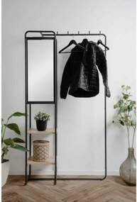 Έπιπλο Εισόδου Μαύρο 100 x 185 x 37 cm