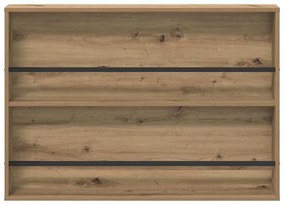 vidaXL Ράφι Περιοδικών με ράφι 2 pcs Artisan Oak 100 x 12 x 70 εκ