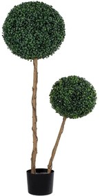 Τεχνητό Δέντρο Buxus 20142 120cm Green-Brown Globostar Πολυαιθυλένιο,Ξύλο