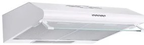 Pyramis Essential Aπλός Λευκός Απορροφητήρας με 2 Μοτέρ και 2 Εξαγωγές Αέρα 60 cm