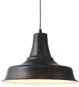 ΚΑΜΠΑΝΑ ΜΕΤΑΛΛΙΚΗ ΜΑΥΡΗ Φ34CM 1ΧE27 STOOGES ACA KS1477P1BK