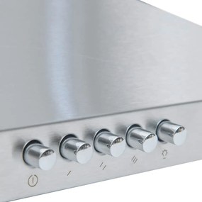 vidaXL Απορροφητήρας 90 εκ. από Ανοξείδωτο Ατσάλι