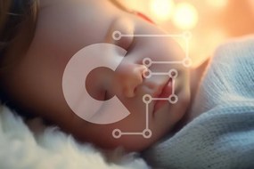 Intra Συλλεκτικό Ξύλινο Παζλ Plywood 4mm - Sleeping Baby σε ένα άνετο περιβάλλον Σε Ξύλινο Κουτί - Διαστάσεις Puzzle: 10x10 cm – 25 κομμάτια