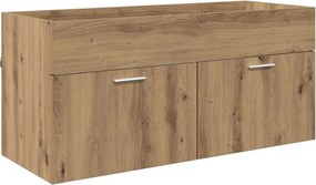 vidaXL Ντουλάπι Μπάνιου Επιτοίχιο Artisan Oak 100 x 38,5 x 46 cm