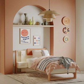 Κομοδίνο Camilla-Terracotta