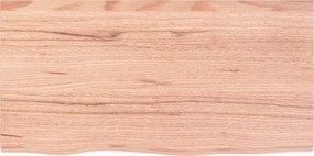 vidaXL Πάγκος Μπάνιου Αν. Καφέ 80x40x(2-4) εκ. Επεξεργ. Μασίφ Ξύλο