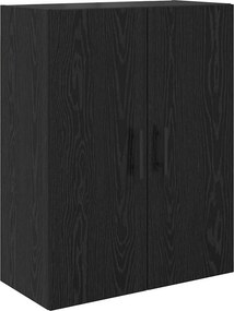 vidaXL Highboard 2 pcs Μαύρη Οξυά 69,5 x 34 x 180 εκ.