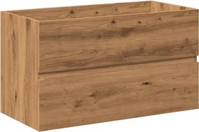 vidaXL Ντουλάπι με Ενσωματωμένο Νιπτήρα Τεχνίτης Δρυς