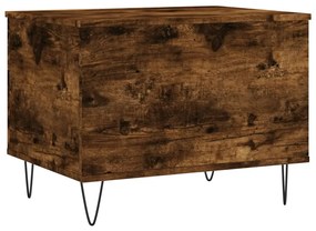 vidaXL Τραπεζάκι Σαλονιού Καπνιστή Δρυς 60x44,5x45 εκ. Επεξ. Ξύλο