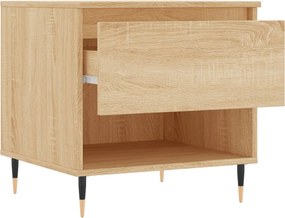 vidaXL Τραπέζια Σαλονιού 2 τεμ. Sonoma Δρυς 50x46x50 εκ. Επεξεργ. Ξύλο